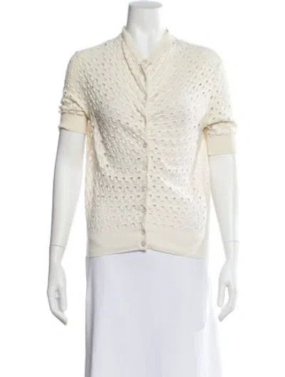 Pre-owned Marc Jacobs Short Sleeve Polo In White