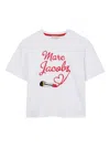 Marc Jacobs Lipgloss Logo T-shirt In White