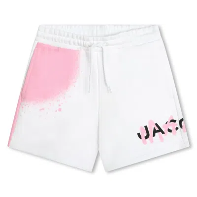 Marc Jacobs Kids' Shorts Con Logo In White