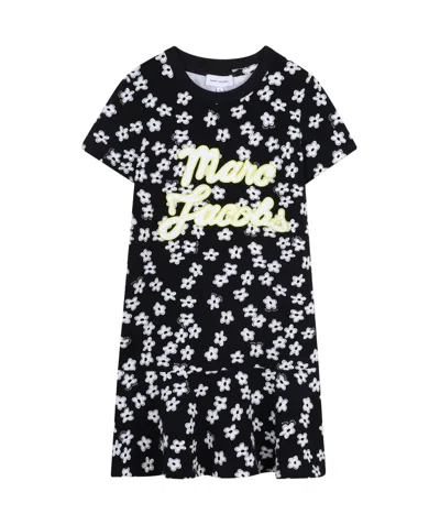 Marc Jacobs Kids' Short-sleeved Dress In Black