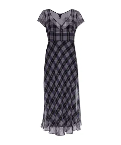 Marc Jacobs Short-sleeved Dress In Purple