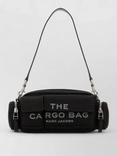 Marc Jacobs Shoulder Bag Adjustable Strap Side Pockets In Black