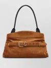 Marc Jacobs Shoulder Bag Adjustable Strap Suede Finish