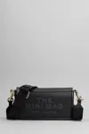 Marc Jacobs Structured Shoulder Bag With Embossed Branding In Black