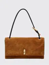Marc Jacobs Large Dual Suede Shoulder Bag In Brown