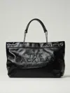 Marc Jacobs Womens Black The Chain Sack Leather Shoulder Bag