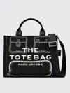 Marc Jacobs The Trompe Loeil Cargo Canvas Medium Tote Bag In Black