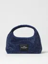 Marc Jacobs The Mini Crystal Denim Sack Bag