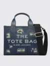 Marc Jacobs The Medium Tote Cotton Tote In Blue