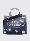 Marc Jacobs The Medium Tote Cotton Tote In Blue