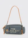 Marc Jacobs The Cargo Monogram Denim Shoulder Bag In Gray