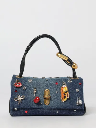 MARC JACOBS MARC JACOBS SHOULDER BAG WOMAN COLOR DENIM