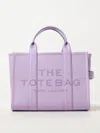 Marc Jacobs 'the Small Tote' Lilac Leather Bag In Lilac