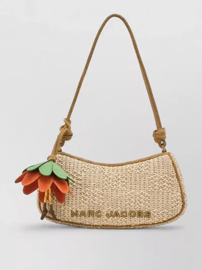 Marc Jacobs Beige Summer Charm Medium Shoulder Bag In White