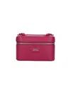Marc Jacobs The Vanity Bag Pink Crossbody Bag With Removable Shoulder Strap And Logo Lettering On The Front In L In Purple