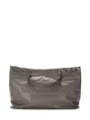 Marc Jacobs Shoulder Bag With Leather And Chain Handles In Grey