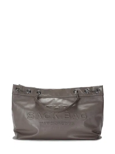 Marc Jacobs Shoulder Bag With Leather And Chain Handles In Grey