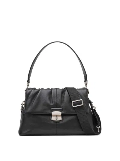Marc Jacobs Shoulder Bag With Ruches In Black