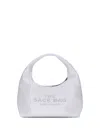 Marc Jacobs The Sack Leather Hobo Bag In Silver
