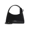 Marc Jacobs Glam Claw Clip Leather Crossbody Bag In Black
