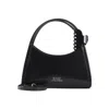 Marc Jacobs Glam Claw Clip Leather Crossbody Bag In Black