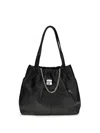 Marc Jacobs Leather Shoulder Bag With Chain And Straps In Black