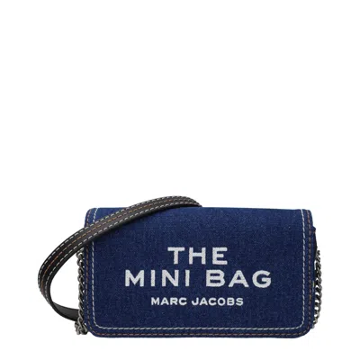 Marc Jacobs Shoulder Bags The Mini Bag Women Fabric Blue In Black