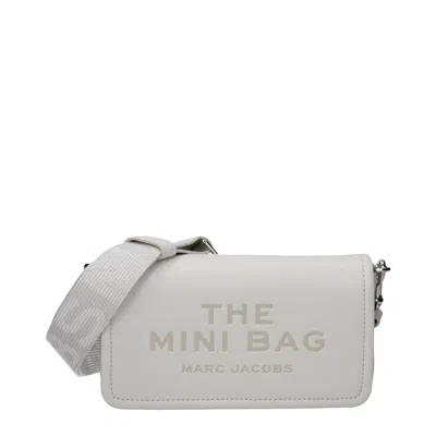 Marc Jacobs Shoulder Bags The Mini Bag Women Leather White/cotton