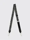 Marc Jacobs Shoulder Strap With Logo In Black