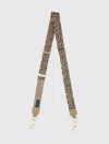 Marc Jacobs Shoulder Bag In Fabric With Jacquard Logo In Brown
