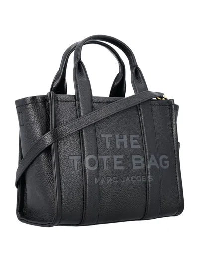 Marc Jacobs The Leather Mini Tote Bag In Black