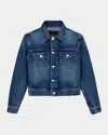 Marc Jacobs Shrunken Denim Jacket In Blue