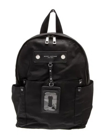 Pre-owned Marc Jacobs Signature Backpack In Black