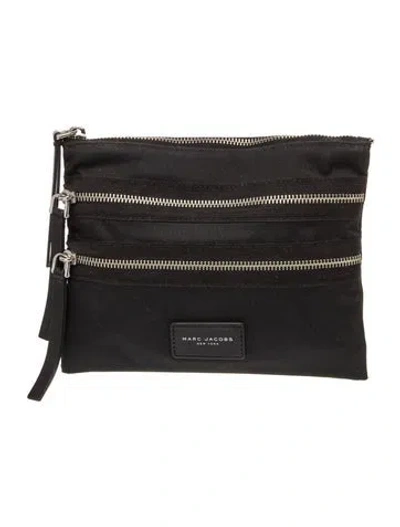 Pre-owned Marc Jacobs Signature Clutch In Black