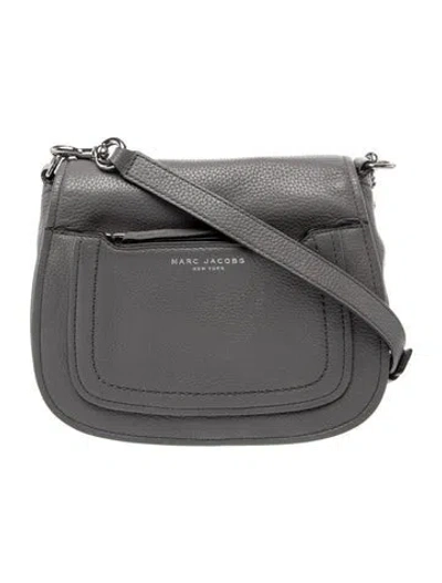 Pre-owned Marc Jacobs Signature Crossbody Bag In Gray