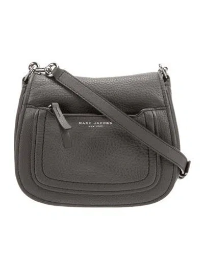 Pre-owned Marc Jacobs Signature Crossbody Bag In Gray