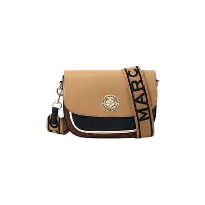 Pre-owned Marc Jacobs Signet Turnlock Saddle Bag 'cognac/multicolor' | Tan | Men's Size Onesize In Brown