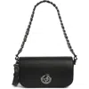 Marc Jacobs Signet Turnlock Shoulder Bag In Black