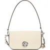 Marc Jacobs Signet Turnlock Small Shoulder Bag In Marshmallow