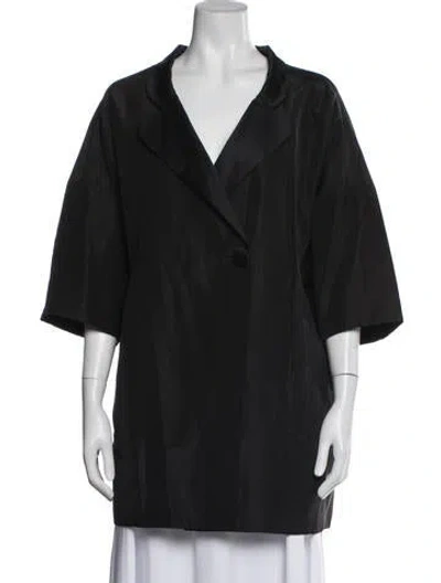 Pre-owned Marc Jacobs Silk Coat In Blue