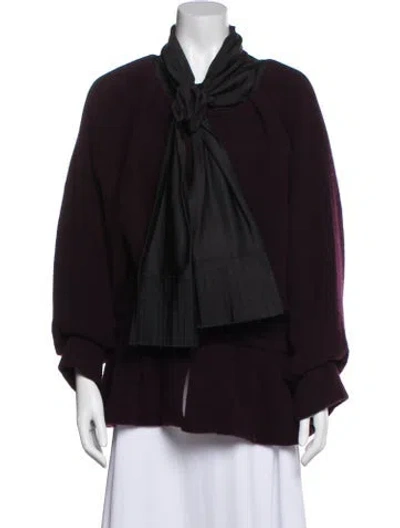 Pre-owned Marc Jacobs Silk Jacket In Purple