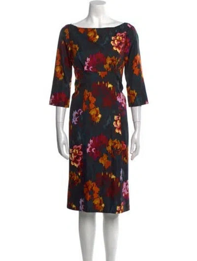 Pre-owned Marc Jacobs Silk Knee-length Dress In Black