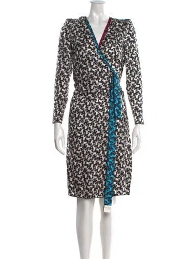 Pre-owned Marc Jacobs Silk Knee-length Dress In Black