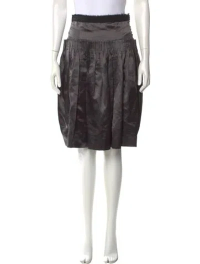 Pre-owned Marc Jacobs Silk Knee-length Skirt In Neutral