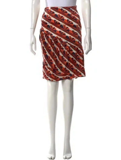 Pre-owned Marc Jacobs Silk Knee-length Skirt In Neutral