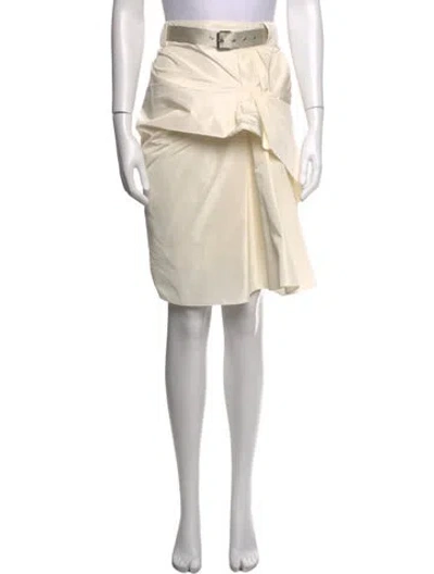 Pre-owned Marc Jacobs Silk Knee-length Skirt In Neutrals