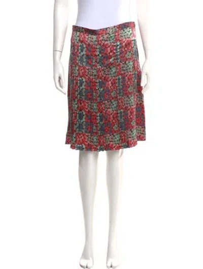 Pre-owned Marc Jacobs Silk Knee-length Skirt In Pink