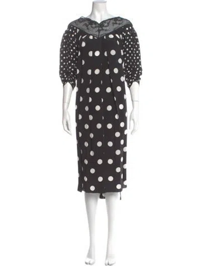 Pre-owned Marc Jacobs Silk Long Dress W/ Tags In Gray