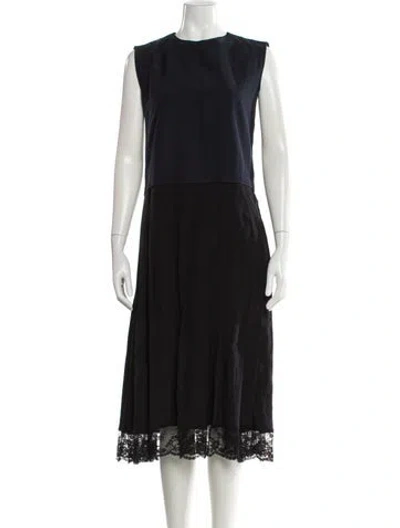 Pre-owned Marc Jacobs Silk Midi Length Dress In Multi