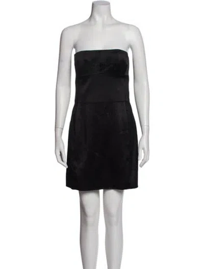 Pre-owned Marc Jacobs Silk Mini Dress In Black